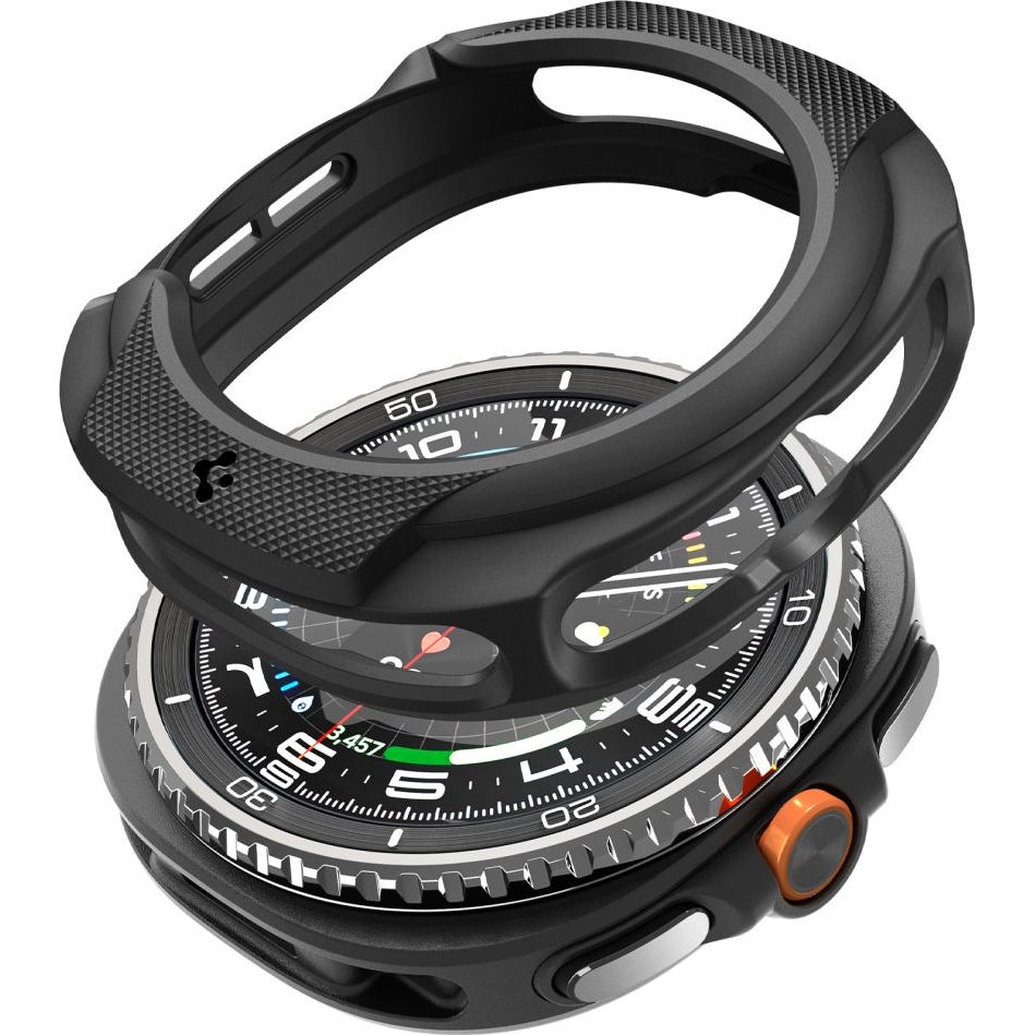 Etui Spigen Liquid Air do Galaxy Watch 8 Classic 46 mm, czarne